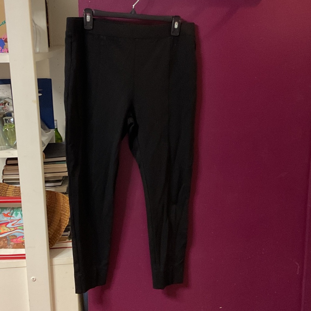 Three Dots Black Ankle Pants